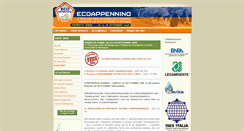 Desktop Screenshot of ecoappennino.it