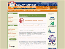 Tablet Screenshot of ecoappennino.it